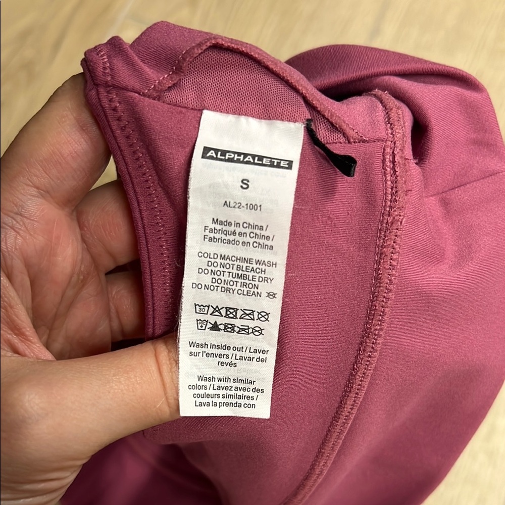 Alphalete Pink Racerback Sports Bra Intimates - Picture 4 of 4
